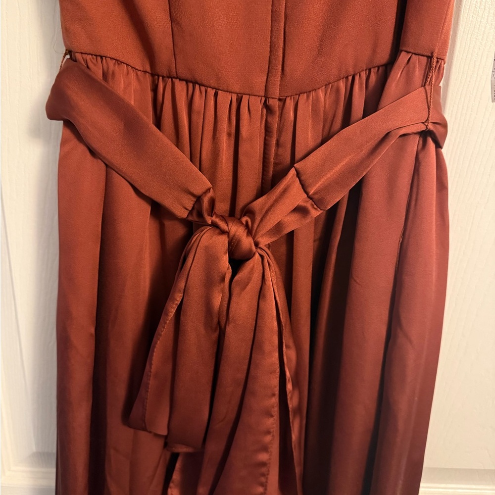 David’s Bridal Bridesmaid “Cinnamon” Dress NWT - Picture 6 of 9